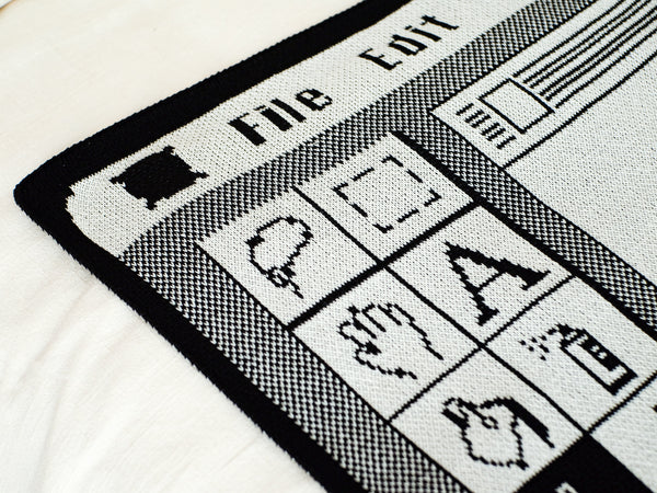 Classic Paint Knit Cotton Blanket