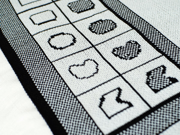 Classic Paint Knit Cotton Blanket