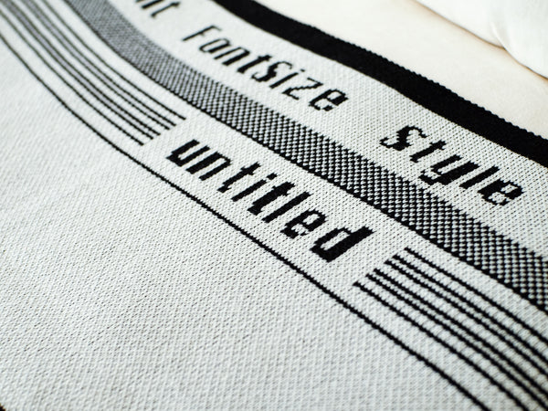 Classic Paint Knit Cotton Blanket