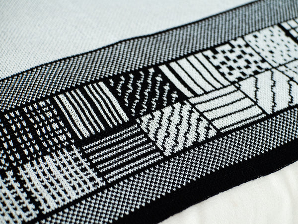 Classic Paint Knit Cotton Blanket