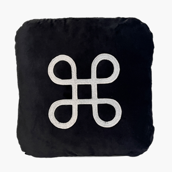 Black Command Pillow