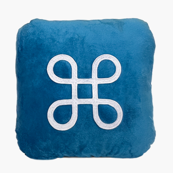 Blue Command Pillow