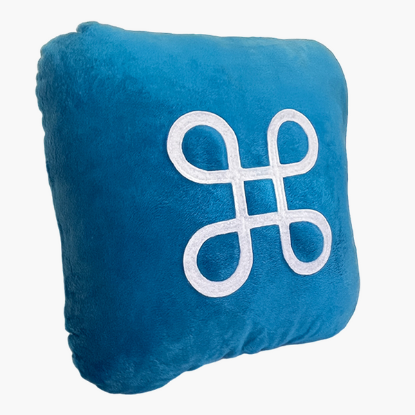 Blue Command Pillow