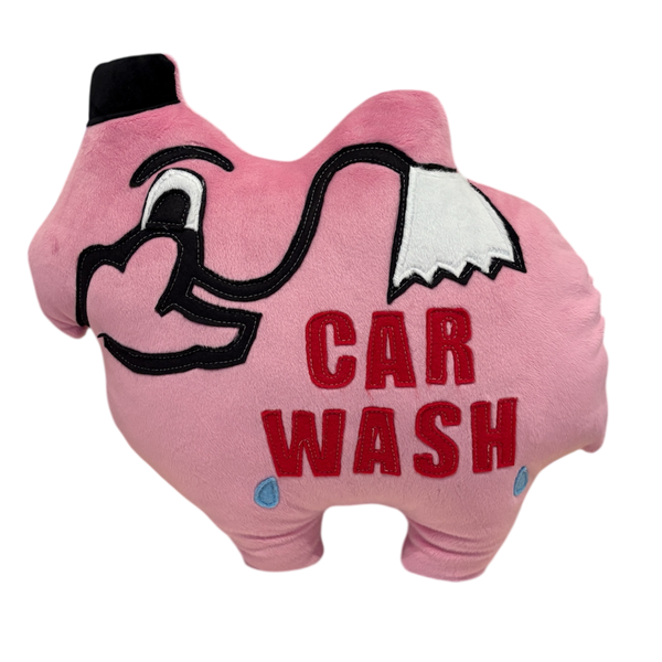 Pink Elephant Car Wash Pillow