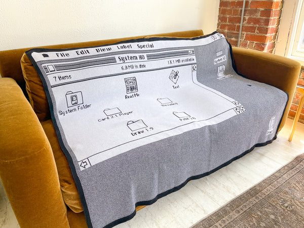 Classic Desktop Knit Cotton Blanket
