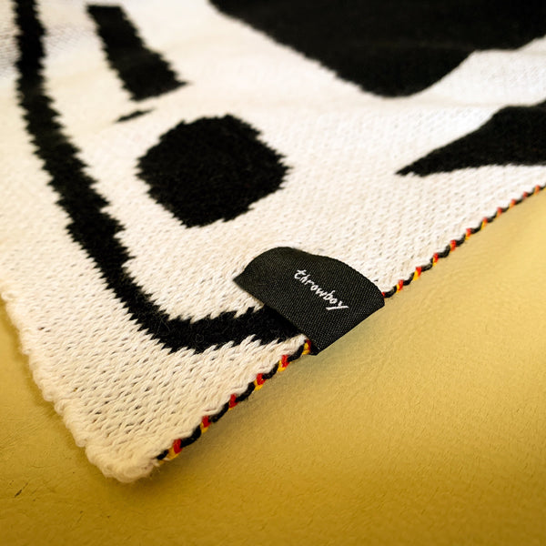 Computer Colors Knit Cotton Blanket